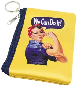 Rosie The Riveter "We Can Do It"  Coin Purse