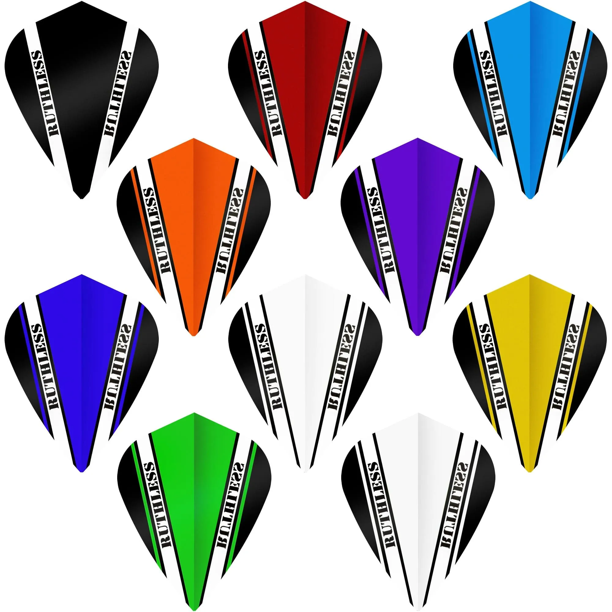 *Ruthless - V100 Pro - Dart Flights - 100 Micron - Kite