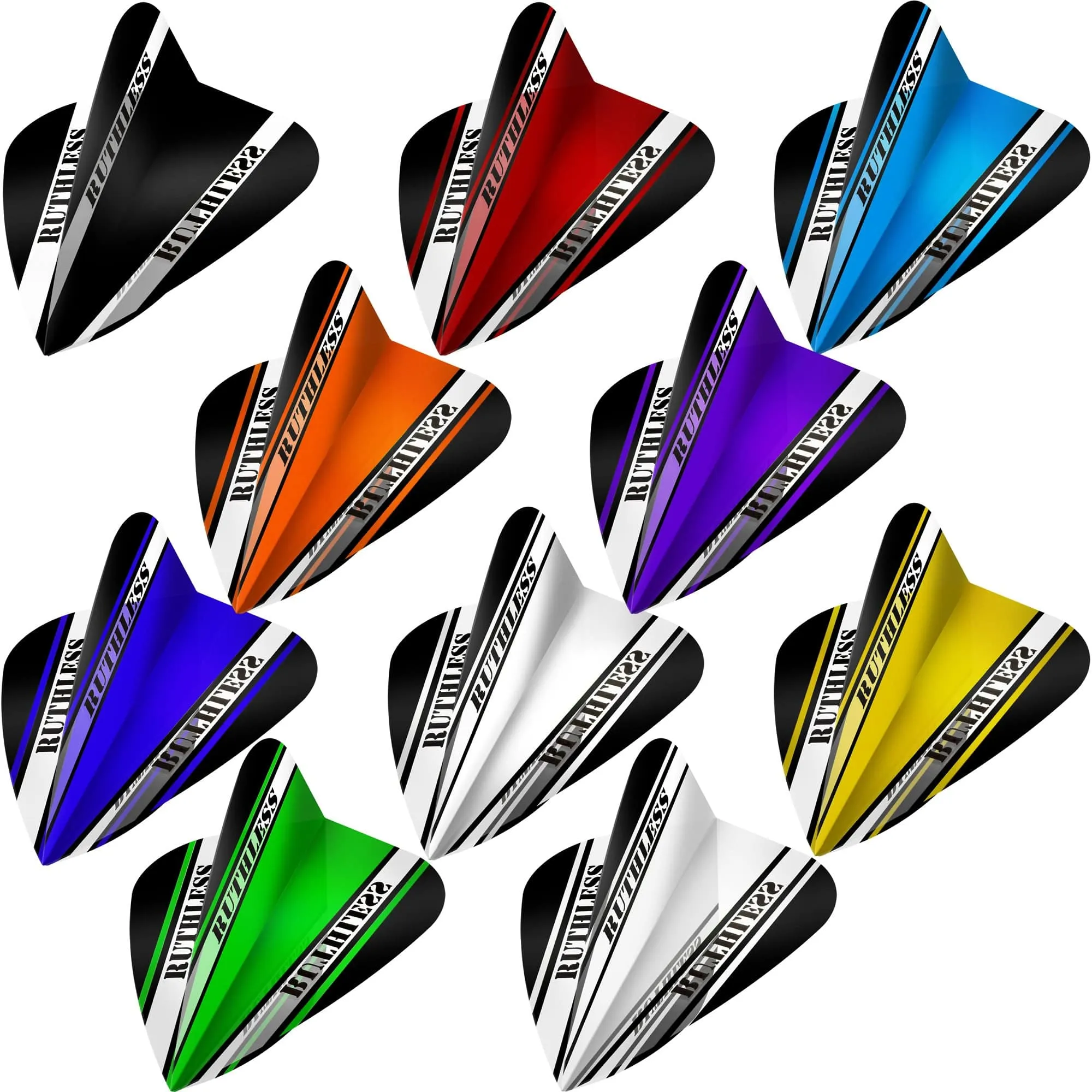 *Ruthless - V100 Pro - Dart Flights - 100 Micron - Kite