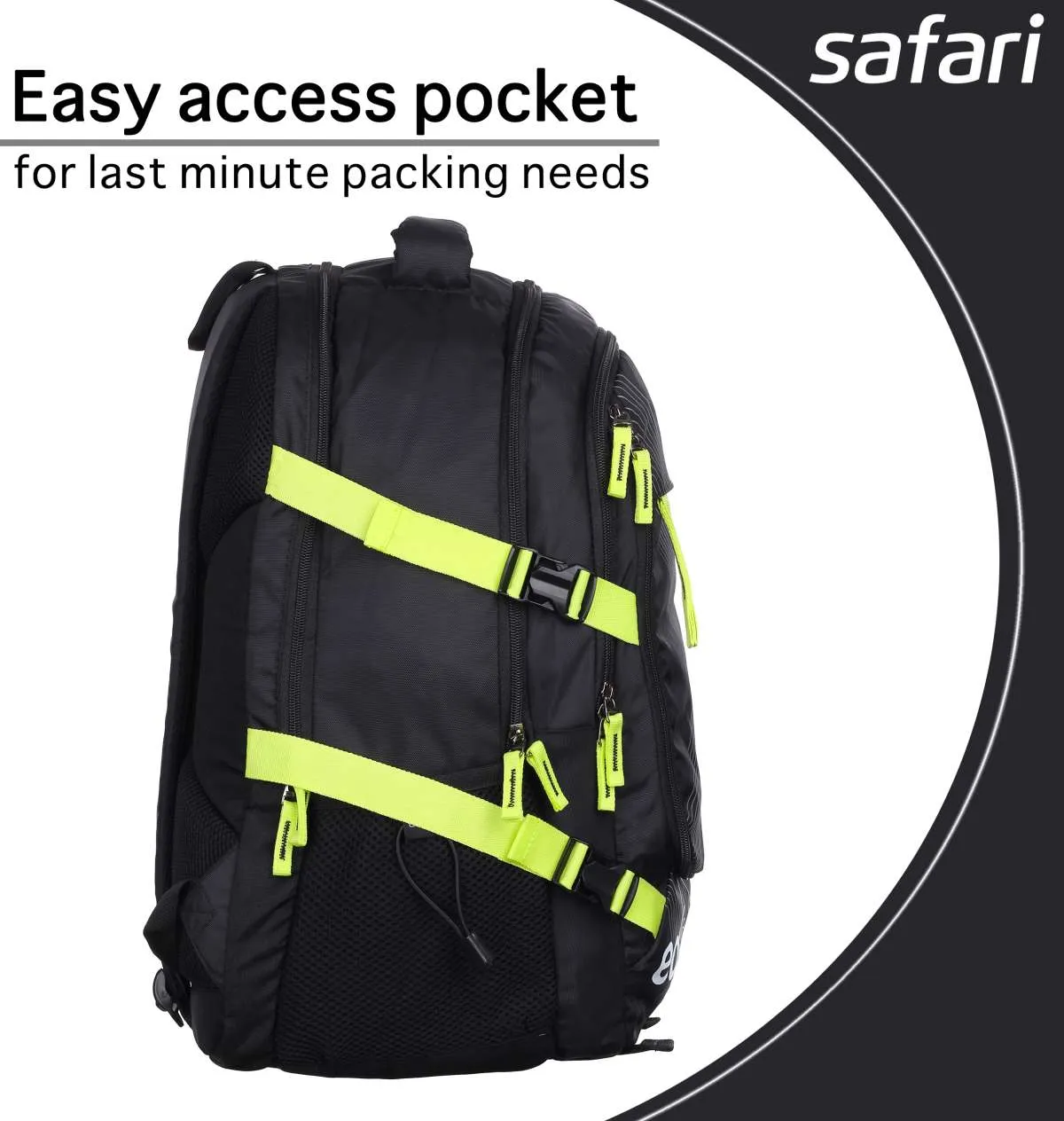 SAFARI EXPAND 7 19 CB 48 L Laptop Backpack With Rain Cover