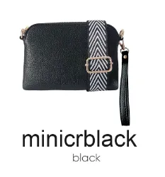 Sally Black Mini Crossbody Bag