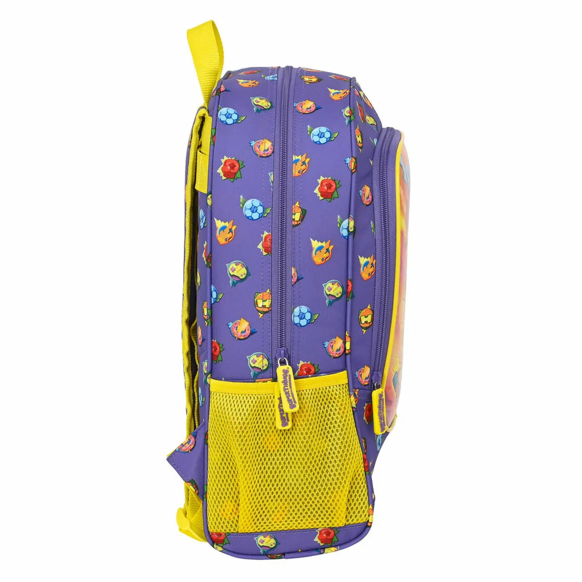 School Bag SuperThings Guardians of Kazoom Purple Yellow (32 x 42 x 14 cm)