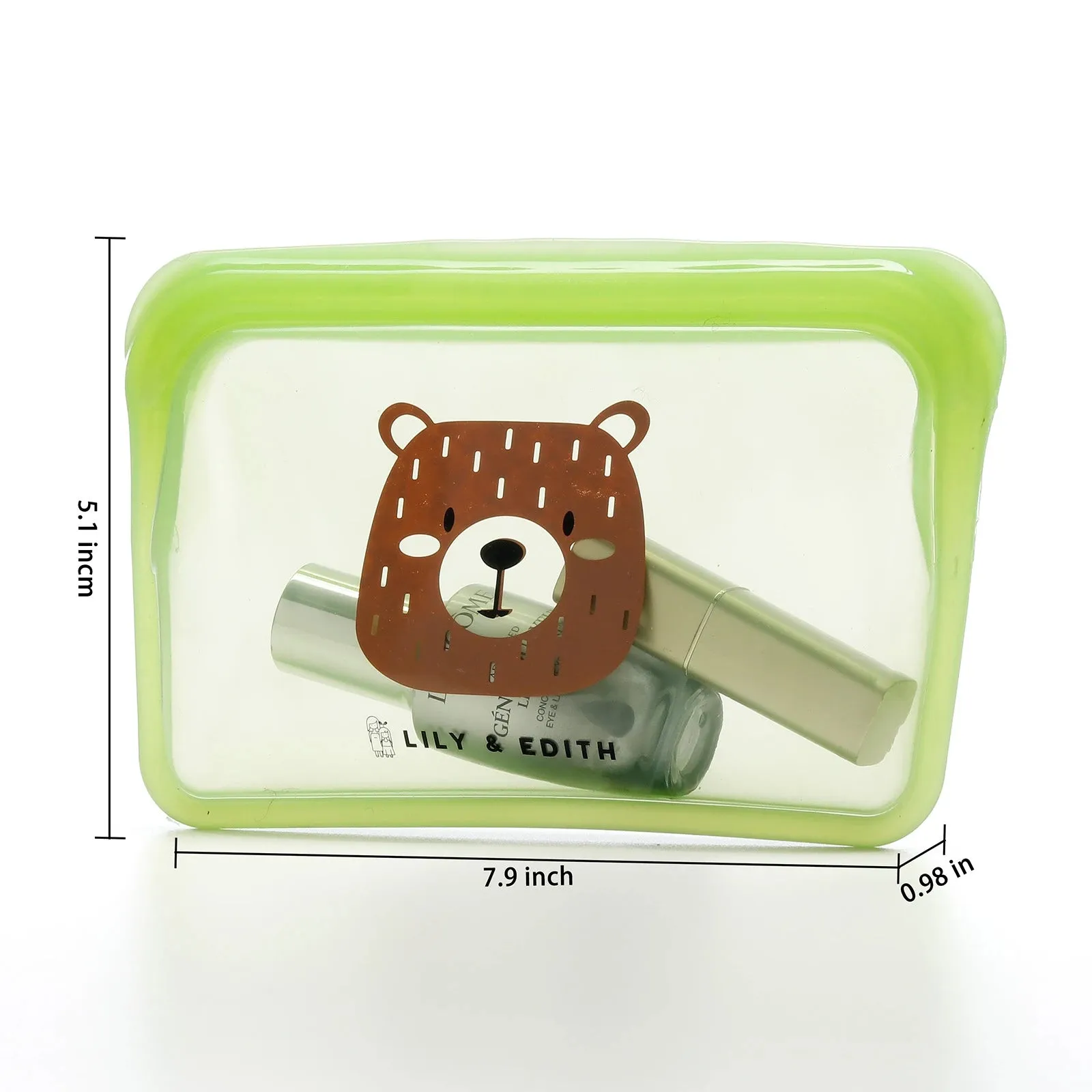 Silicone Reusable Snack Bag | Bear