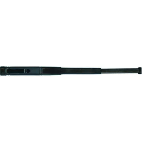 Small Collapsible Baton Black includes Hand Sheath (Clam Version)