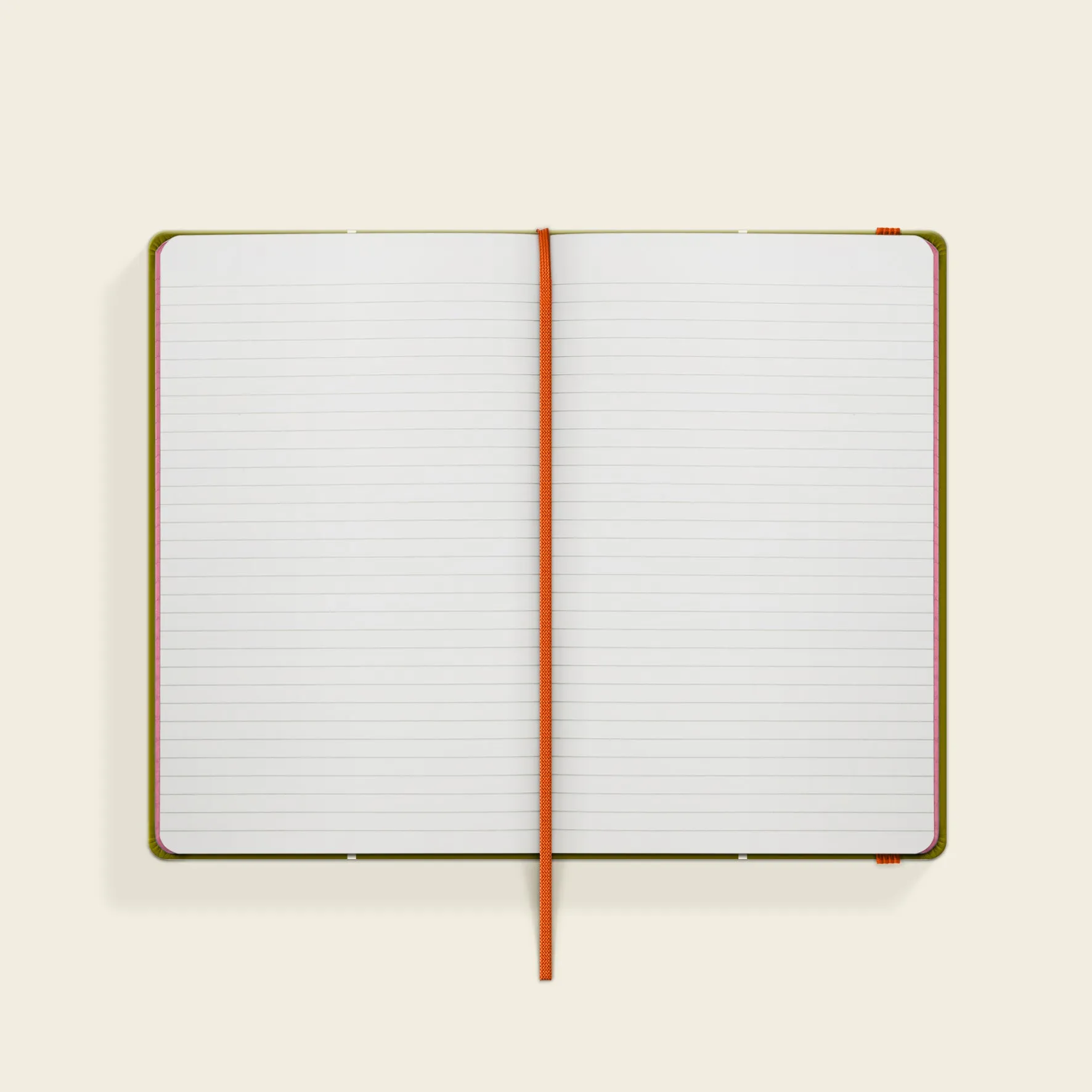 Small Notebook - Linear Stem Olive