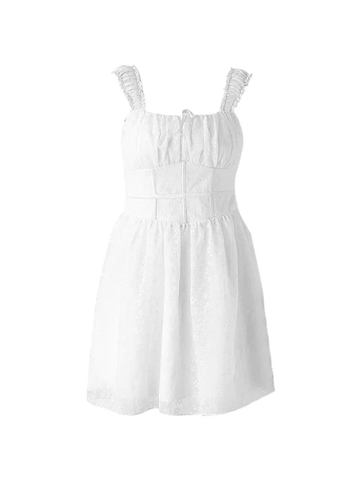 Smock Tiered Graceful Ruffle Mini Skirt