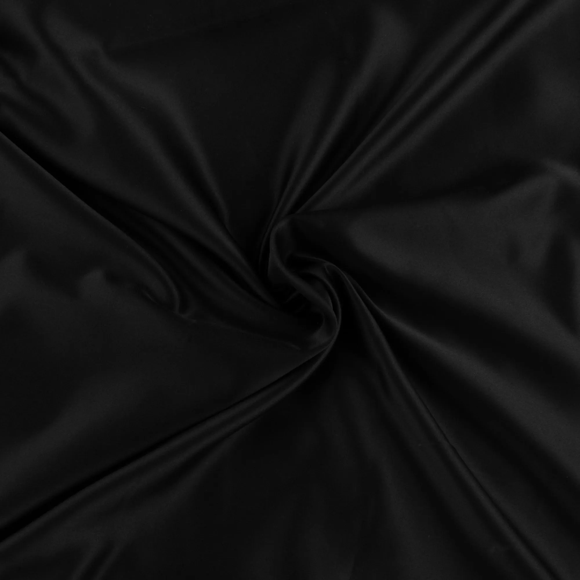 Solid Satin Velvet - ESTELLA - 009 - Black