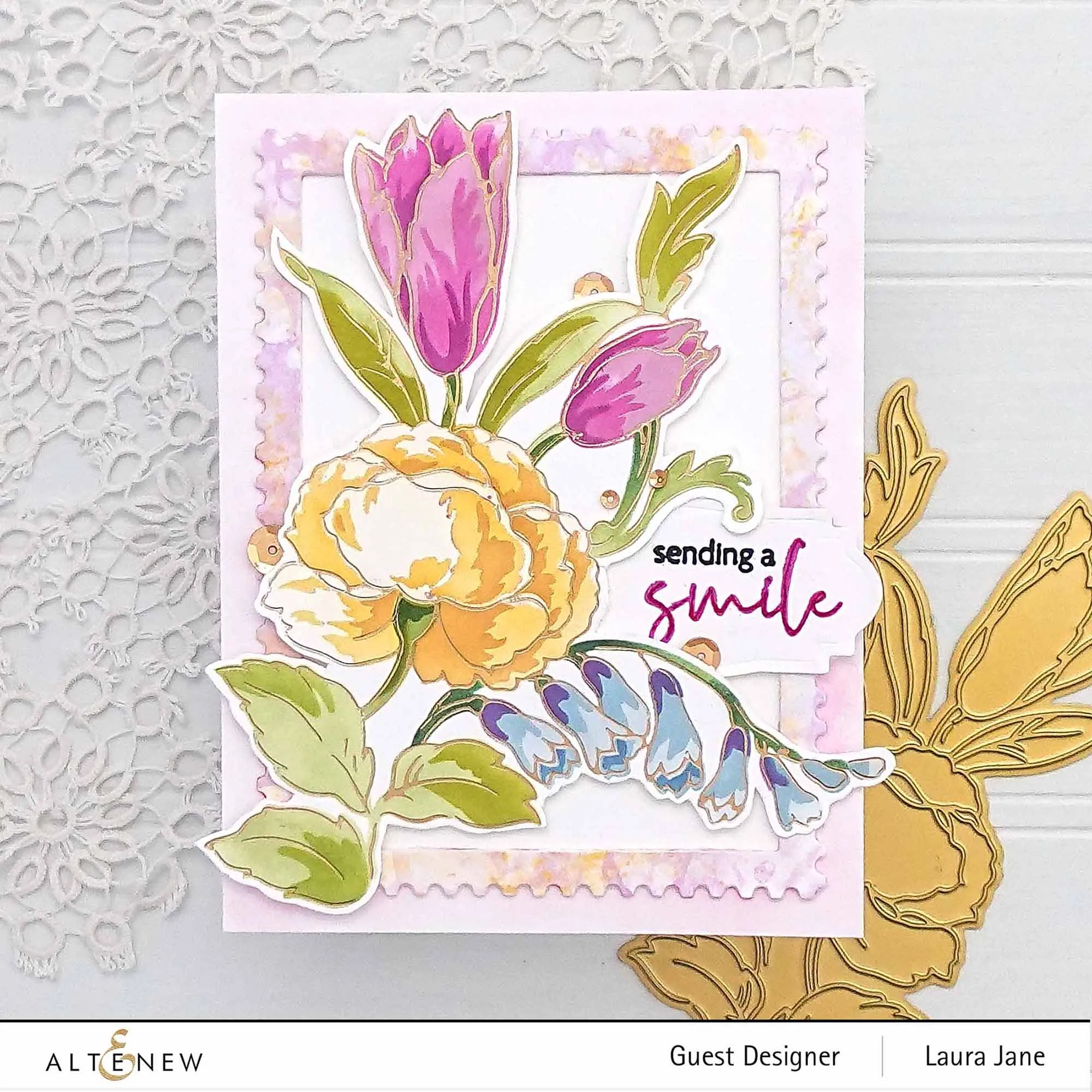 Spark Joy: Ornamental Bouquet Add-on Die