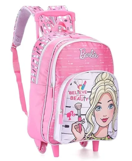 Striders-Barbie School Bag 40cm Trolley -MAT66