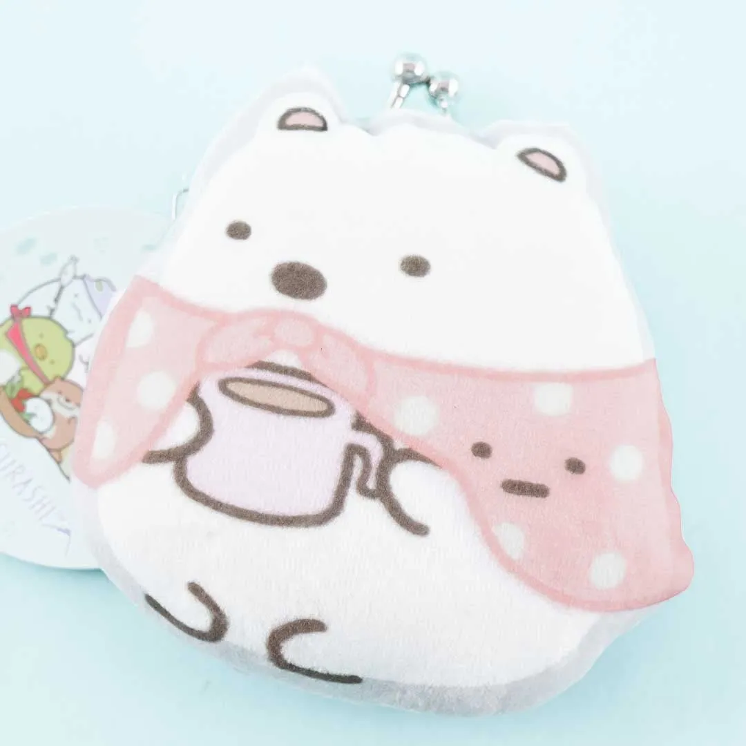 Sumikko Gurashi Mini Clasp Coin Purse - Shirokuma