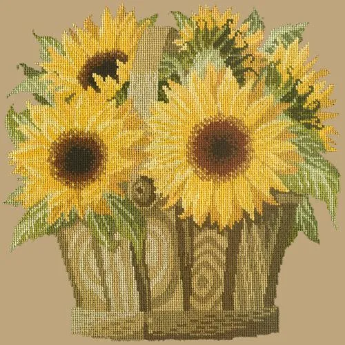 Sunflower Basket