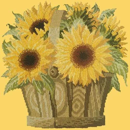 Sunflower Basket