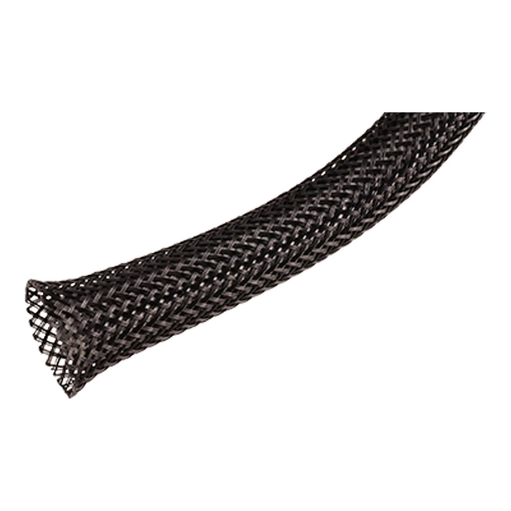 Techflex PTN1.25BK Flexo PET 1-1/4 Inch Black Expandable Sleeving, Sold By The Foot