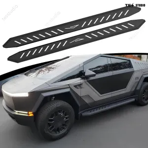 Tesla Cybertruck Running Boards Side Steps Exterior Brackets Nerf Bars Tesstudio®