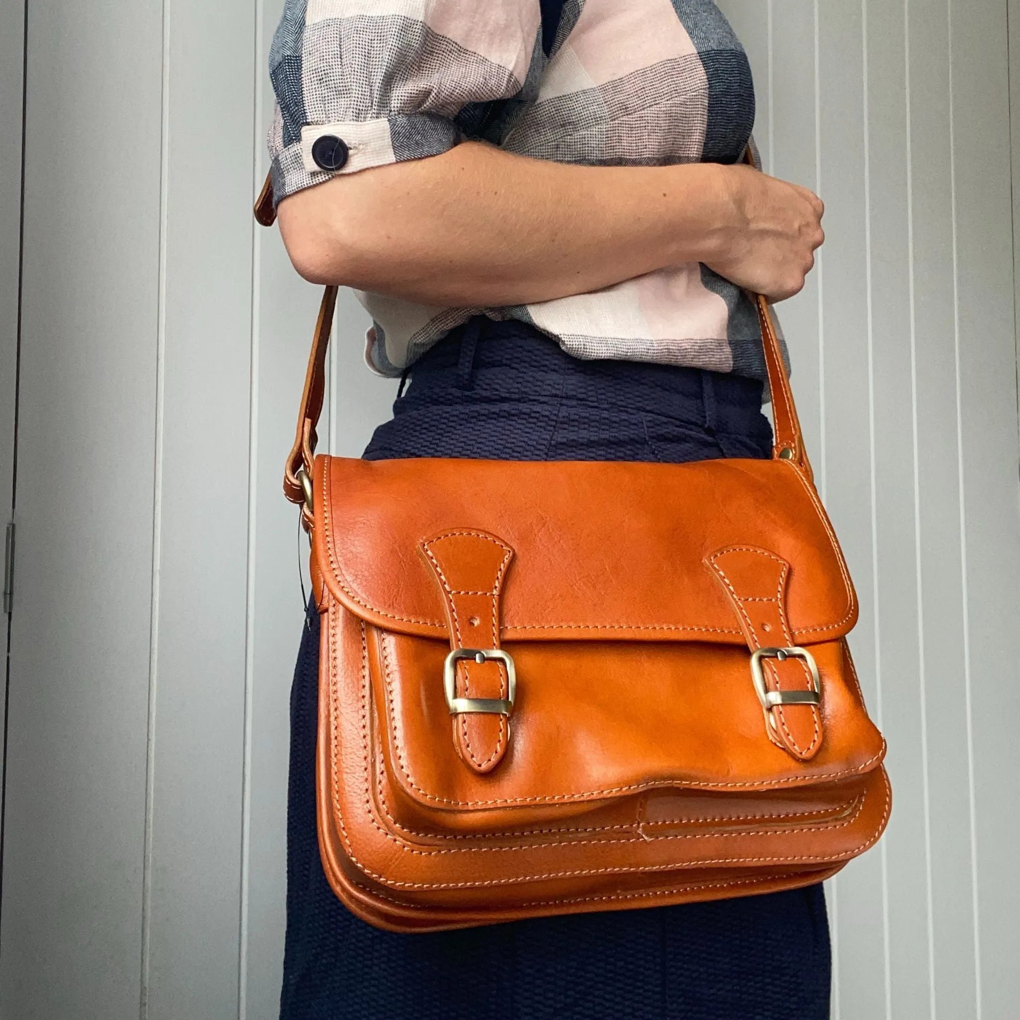 The Classic Leather Satchel