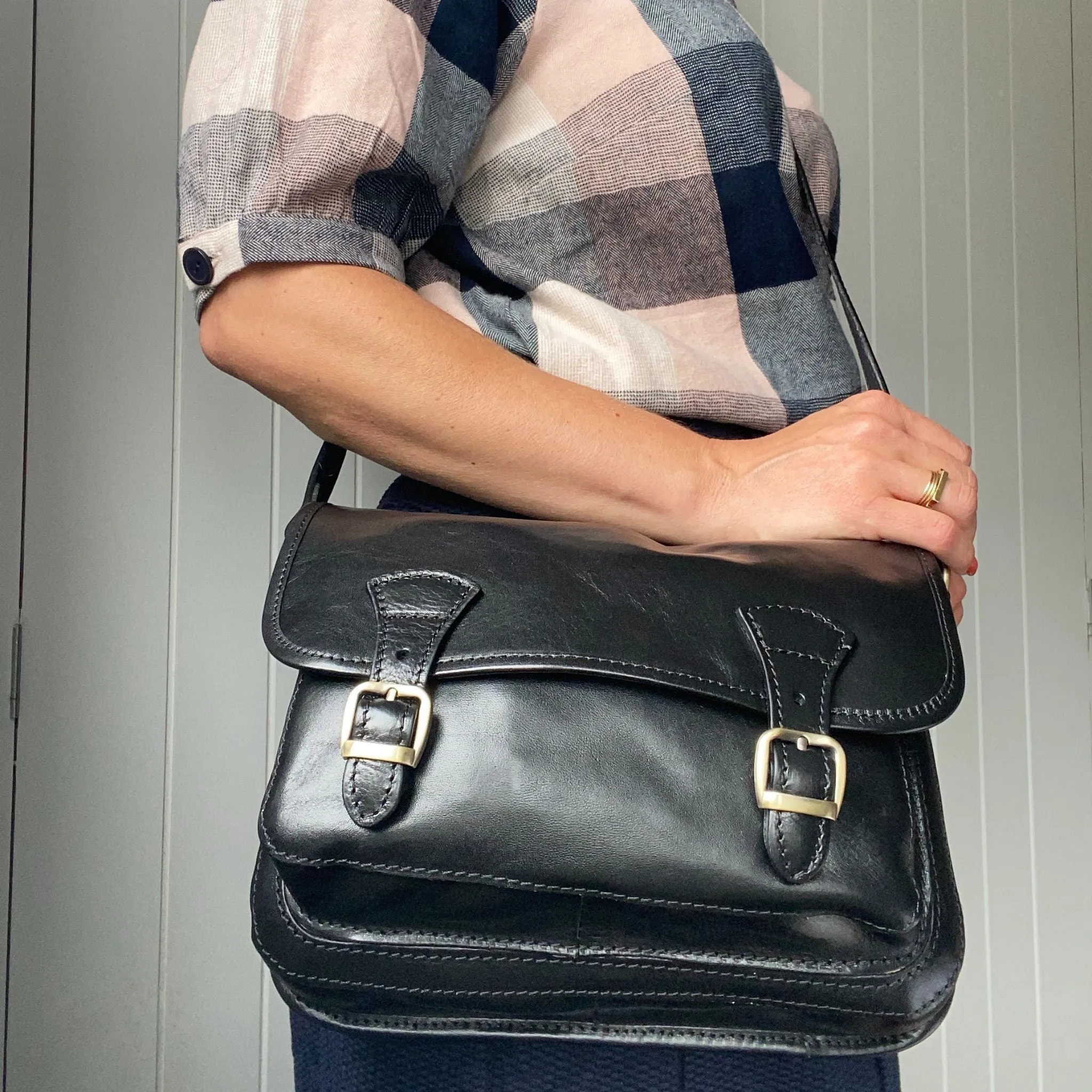 The Classic Leather Satchel