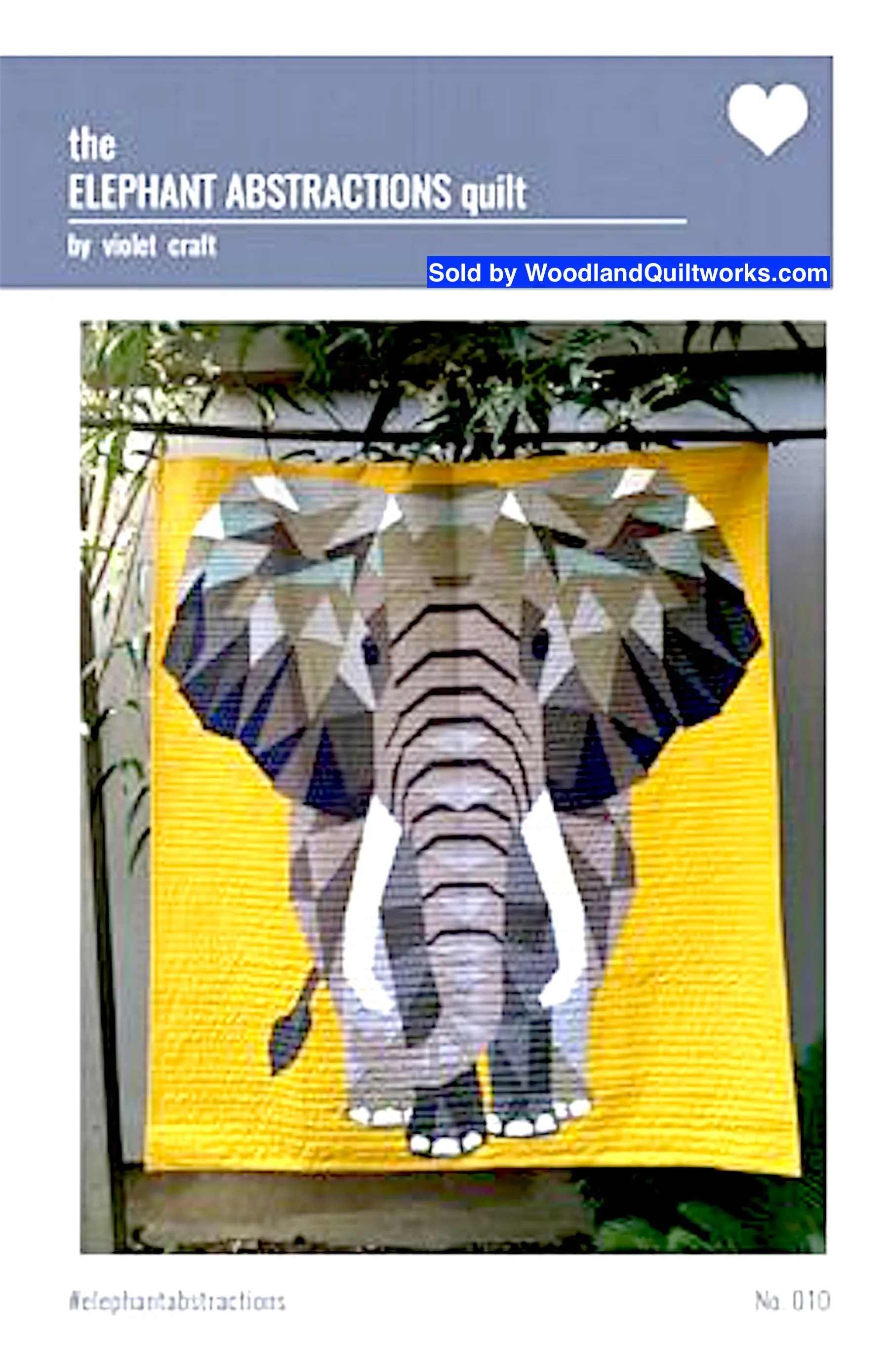 The Elephant Abstractions Quilt by Violet Craft