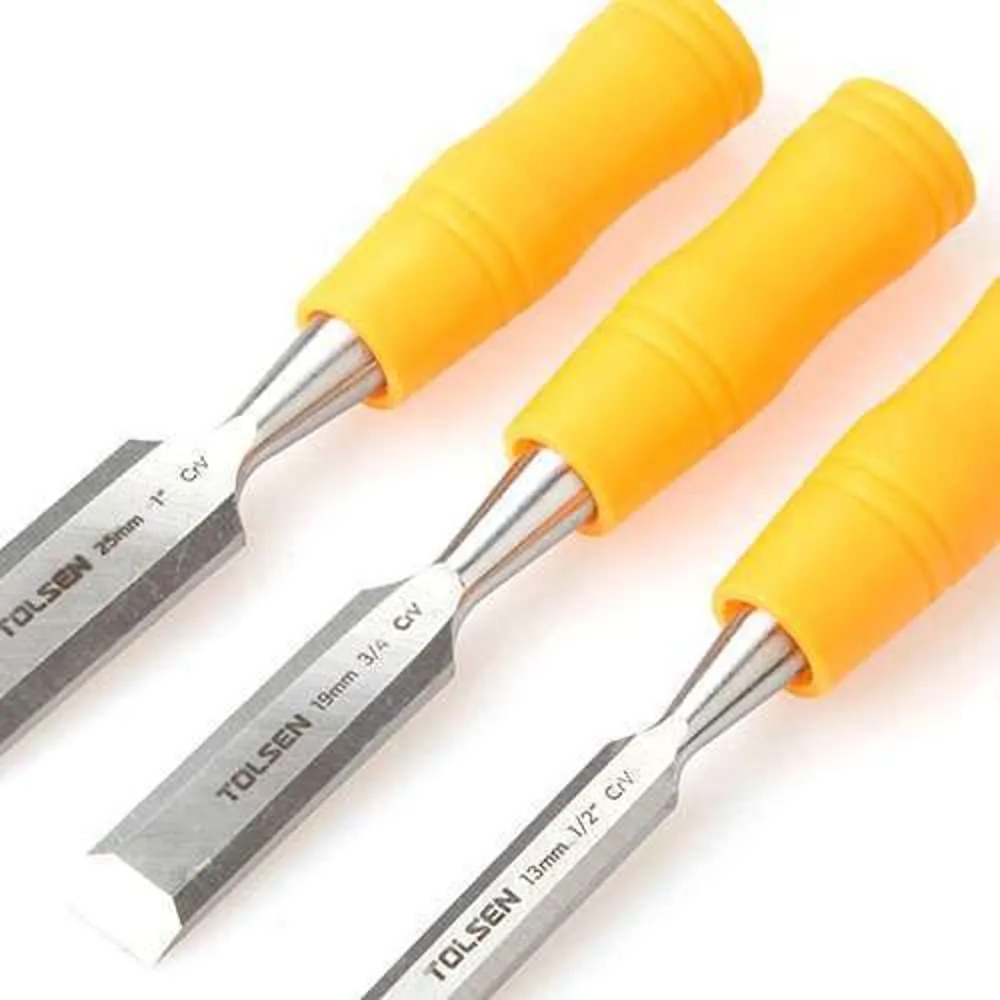 Tolsen Wood Chisel Set 3pcs (13 19 25mm)