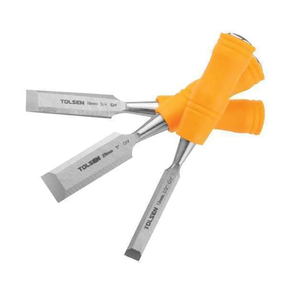 Tolsen Wood Chisel Set 3pcs (13 19 25mm)