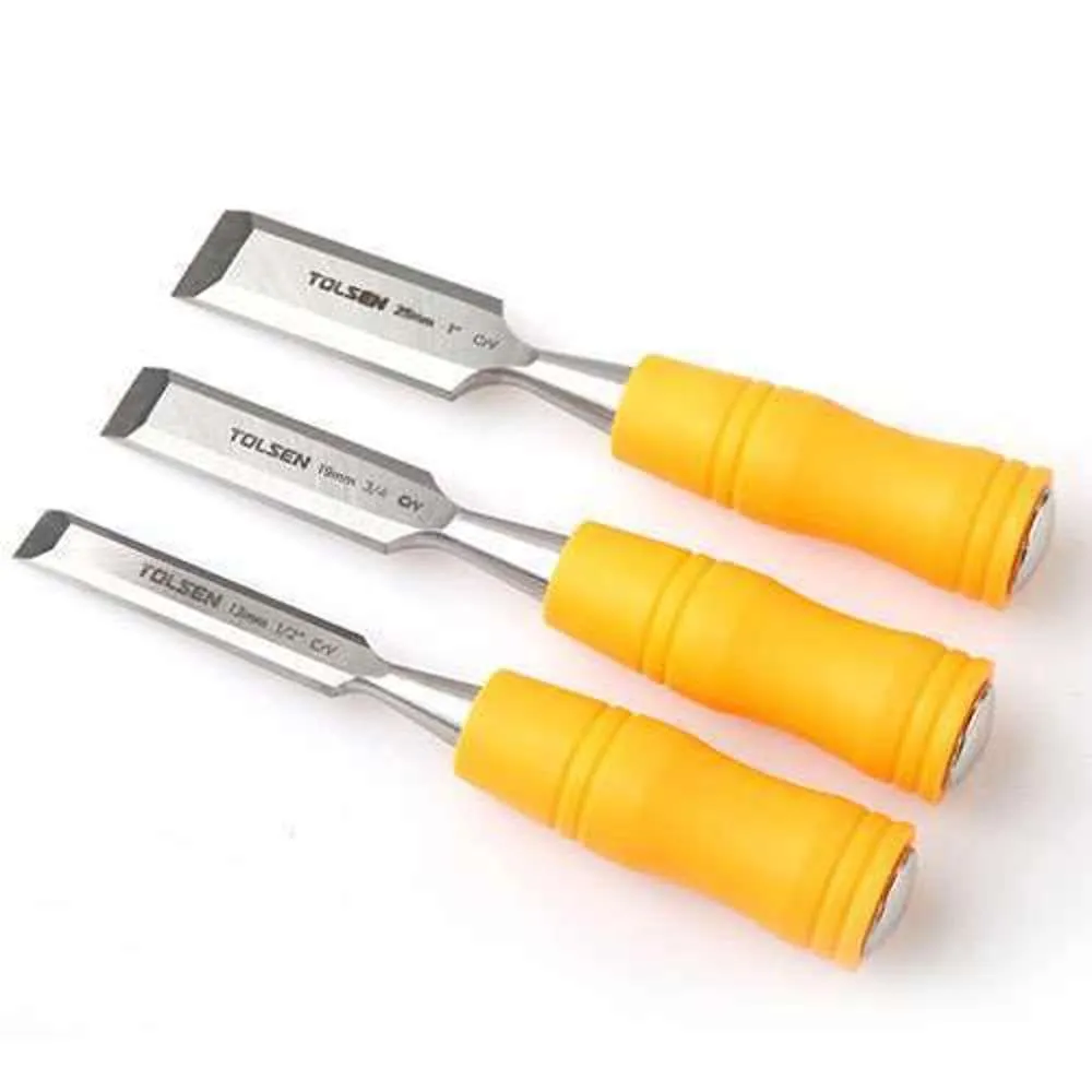 Tolsen Wood Chisel Set 3pcs (13 19 25mm)