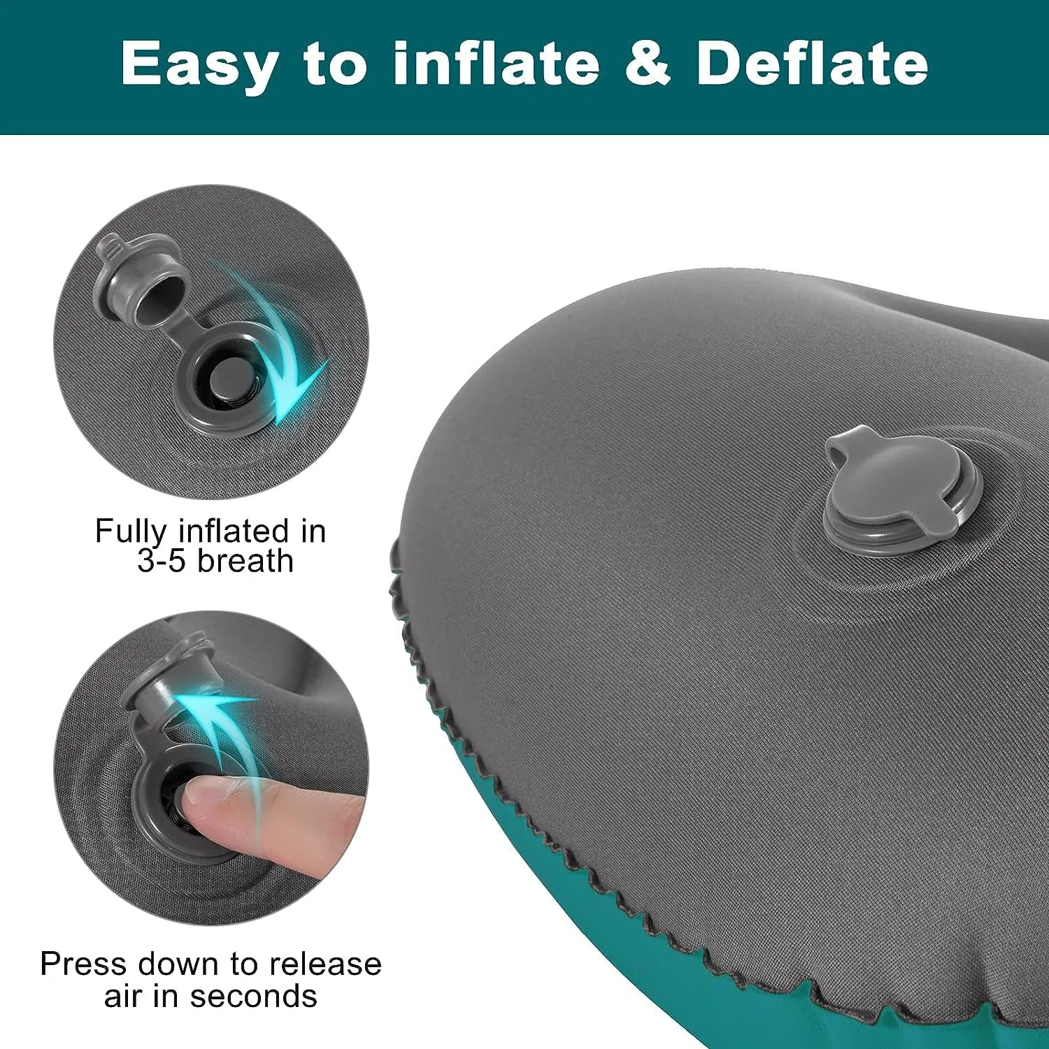 Ultralight Inflatable Camping Pillow for Ultimate Comfort on Your Adventures