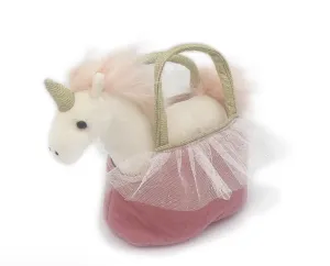 Unicorn Plush Toy In Purse Ophelia