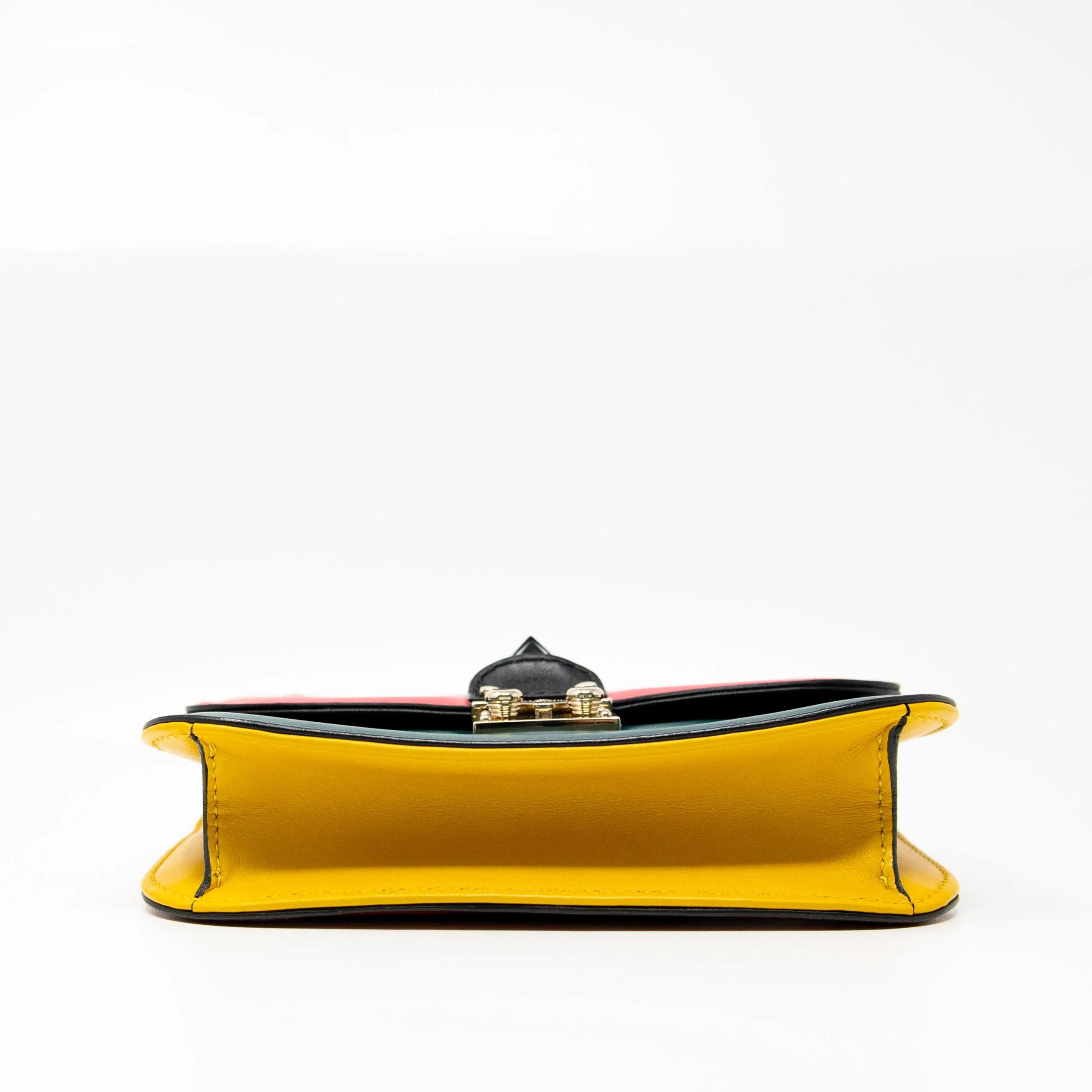 Valentino Tri-Colour Small Glam Lock Bag