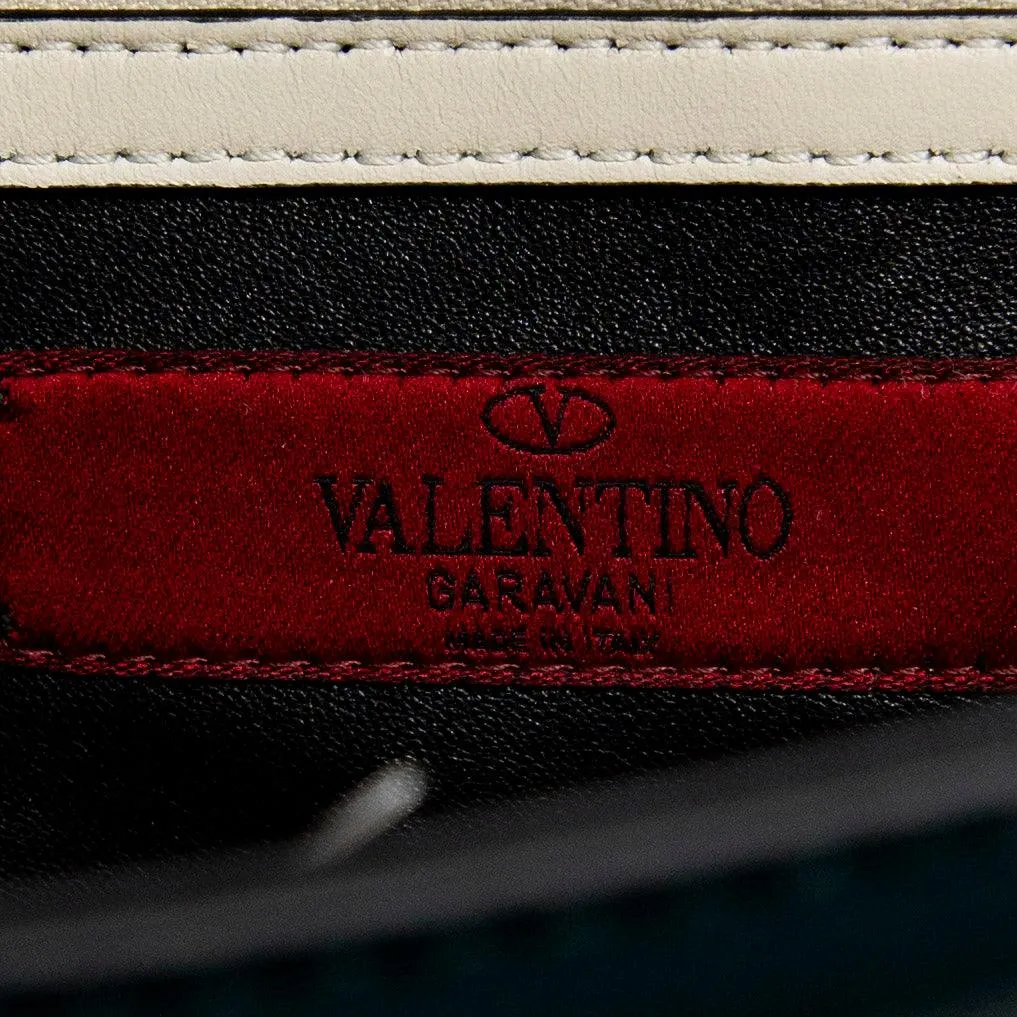 Valentino Tri-Colour Small Glam Lock Bag