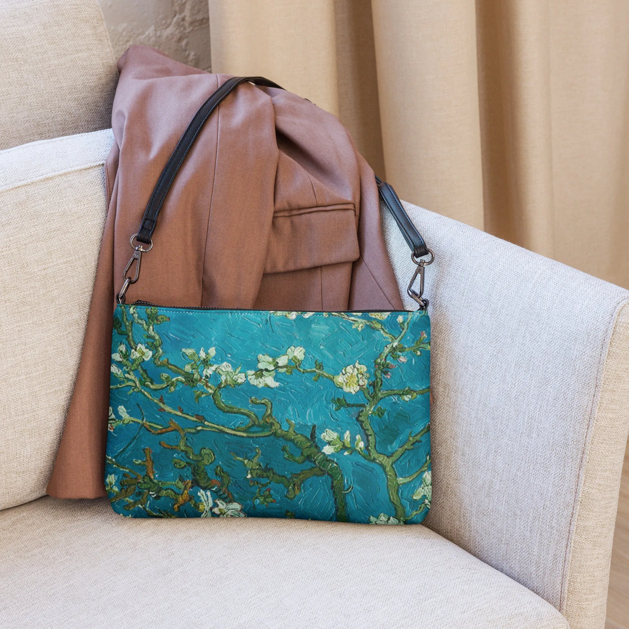 Van Gogh Inspired Almond Blossoms Crossbody bag