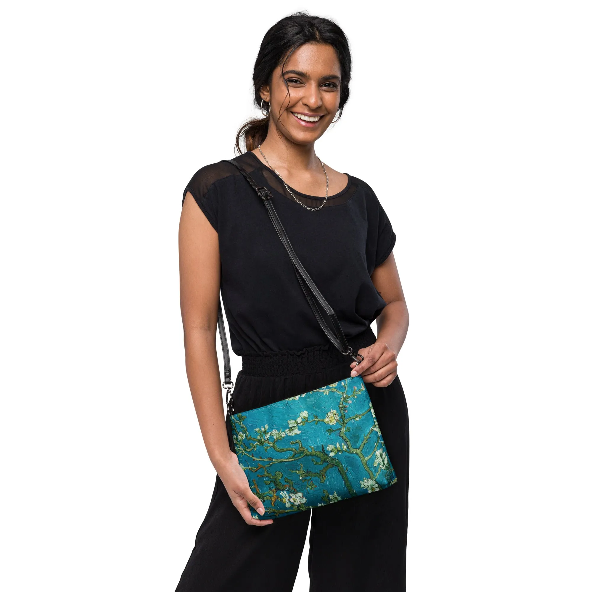 Van Gogh Inspired Almond Blossoms Crossbody bag