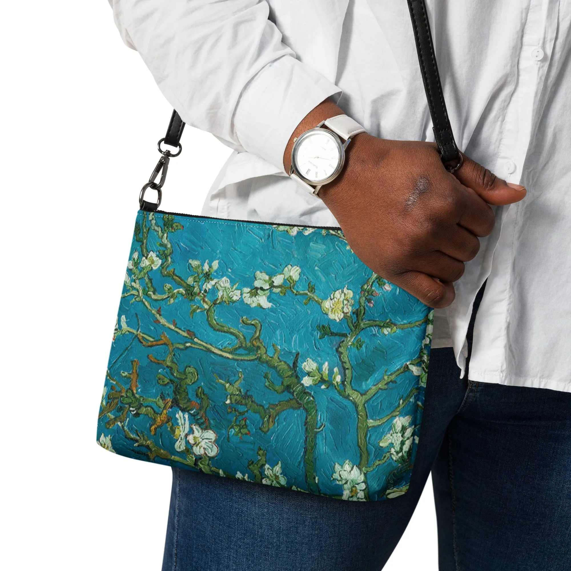 Van Gogh Inspired Almond Blossoms Crossbody bag