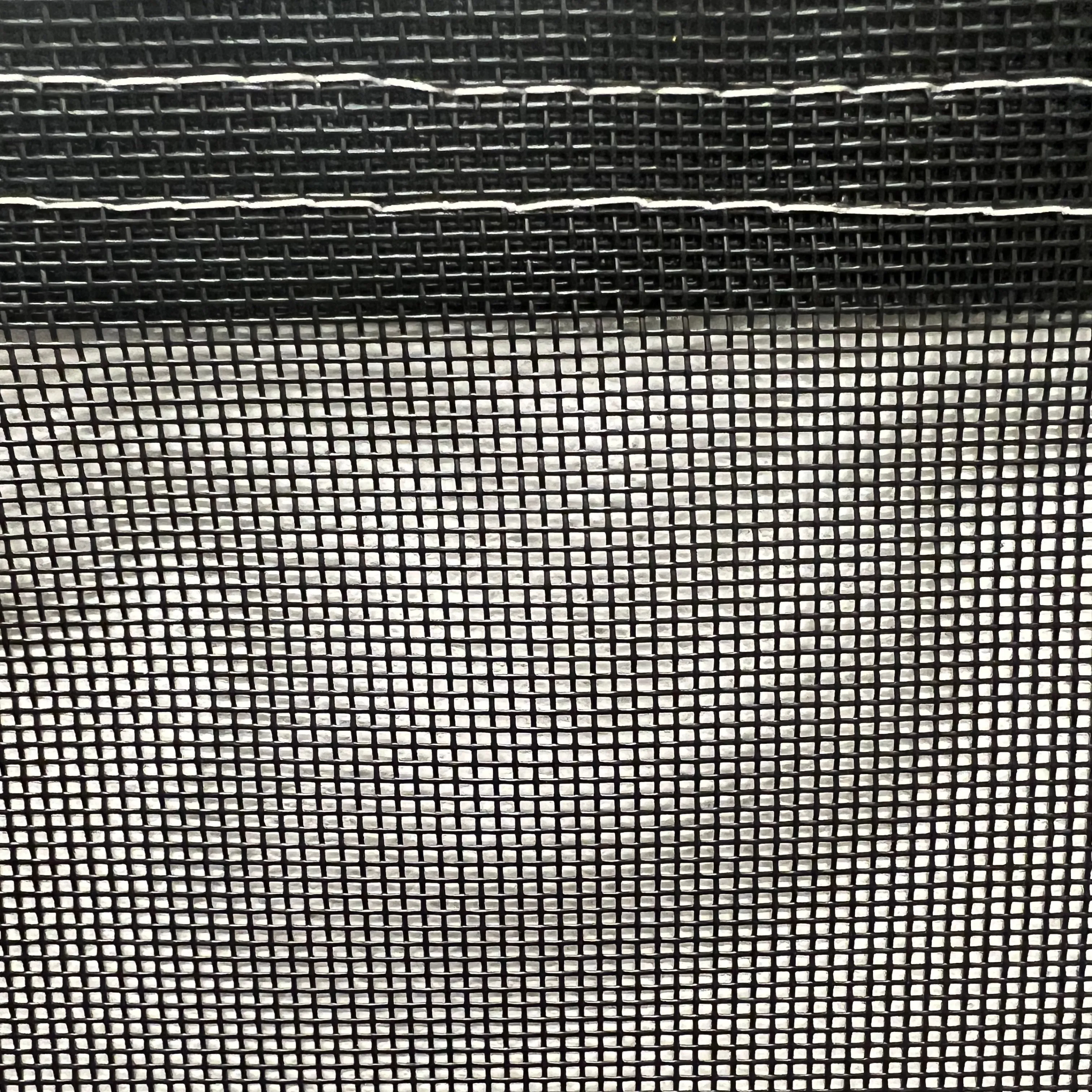 Vinyl Mesh Tarp - Black - 20' x 20'