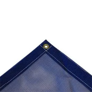 Vinyl Mesh Tarp - Blue - 20' x 30'