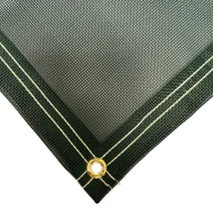 Vinyl Mesh Tarp - Green - 30' x 60'