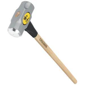 Vulcan 34507 Hammer, 16 lb Head, Sledge, Forged Milled Head, Steel Head :EA: QUANTITY: 1