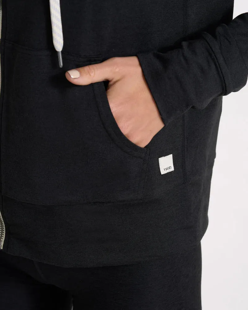 Vuori Halo Performance Hoodie 2.0 (Black Heather)