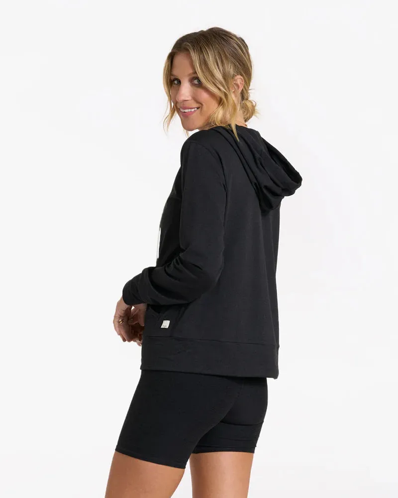 Vuori Halo Performance Hoodie 2.0 (Black Heather)