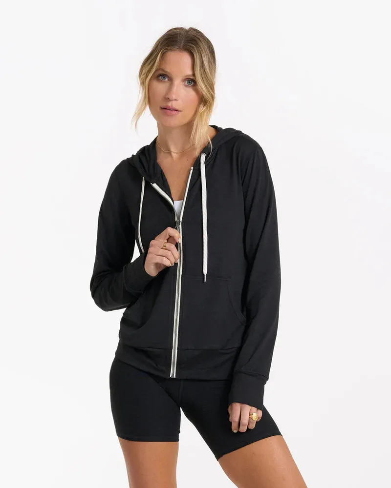 Vuori Halo Performance Hoodie 2.0 (Black Heather)