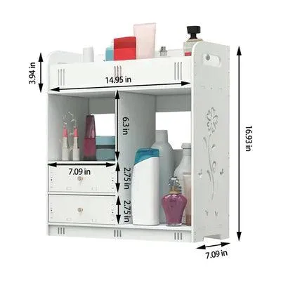 Wall Mounted Hanging shelf Cabinet