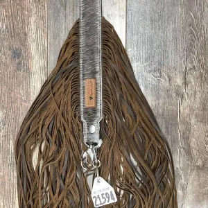 Western Mini Leather Fringe Strap 36" #21594