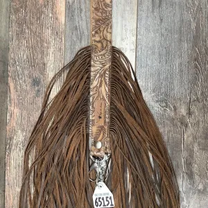 Western Mini Leather Fringe Strap 36" #65151