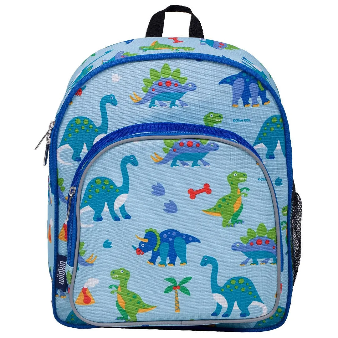 Wildkin Olive Kids Dinosaur Land Pack 'n Snack Backpack