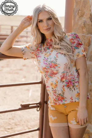 Wildwood Flower Mesh Top