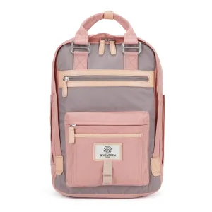 Wimbledon Backpack - Pink with Grey