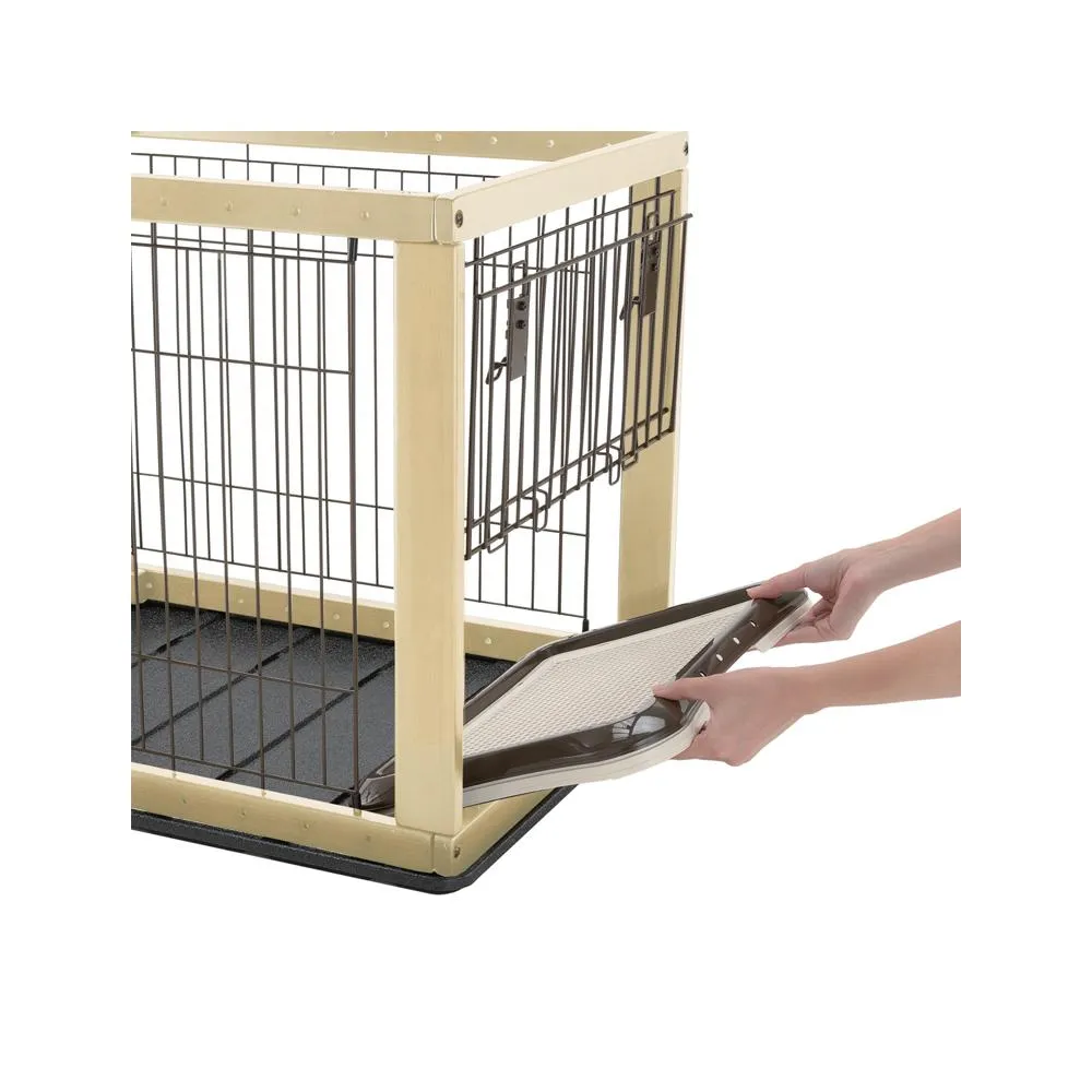 Wooden Expandable Pet Crate