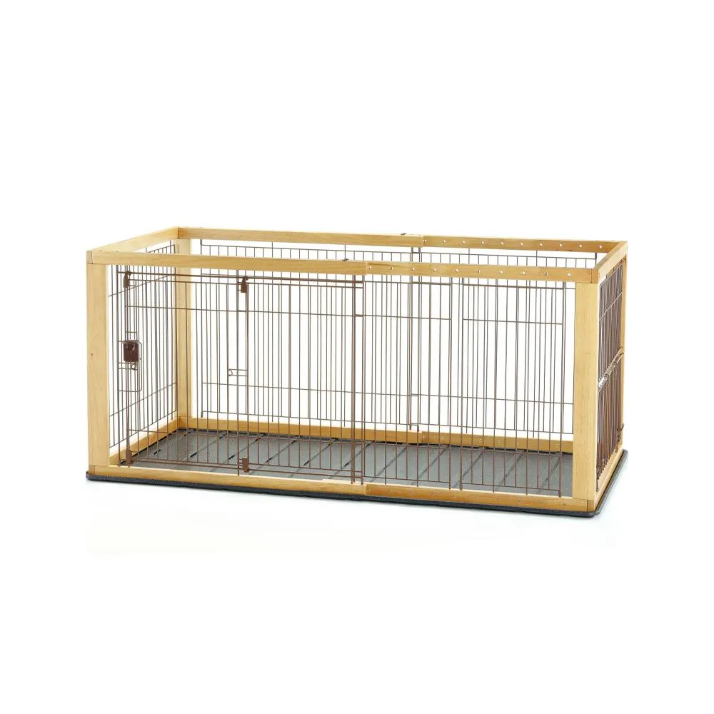 Wooden Expandable Pet Crate